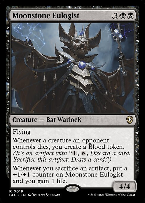 Moonstone Eulogist [Bloomburrow Commander - 19]