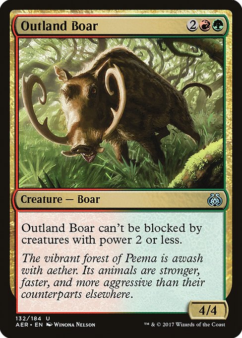 Outland Boar [Aether Revolt - 132]