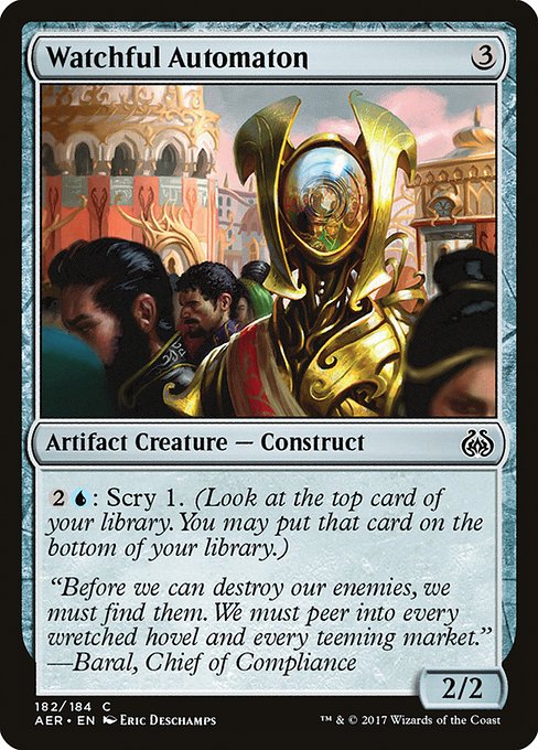 Watchful Automaton [Aether Revolt - 182]