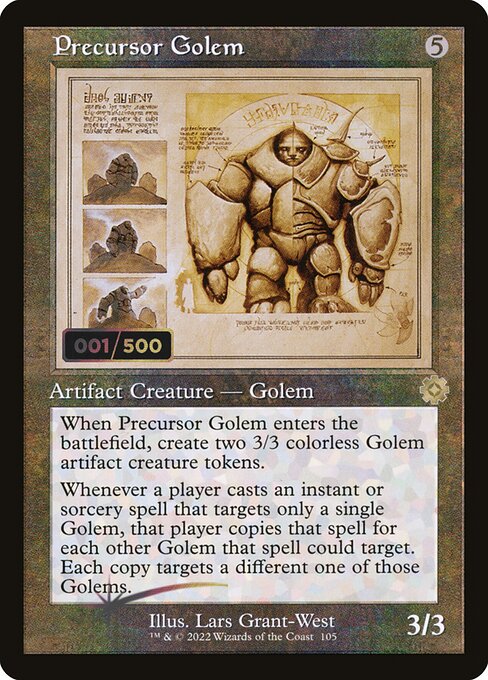 Precursor Golem [The Brothers' War Retro Artifacts - 105z]