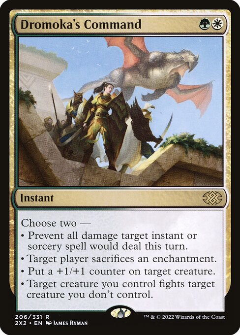 Dromoka's Command [Double Masters 2022 - 206]