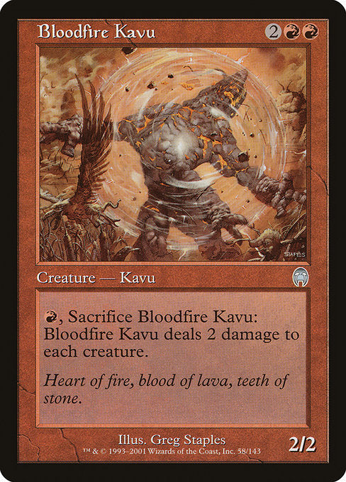 Bloodfire Kavu [Apocalypse - 58]