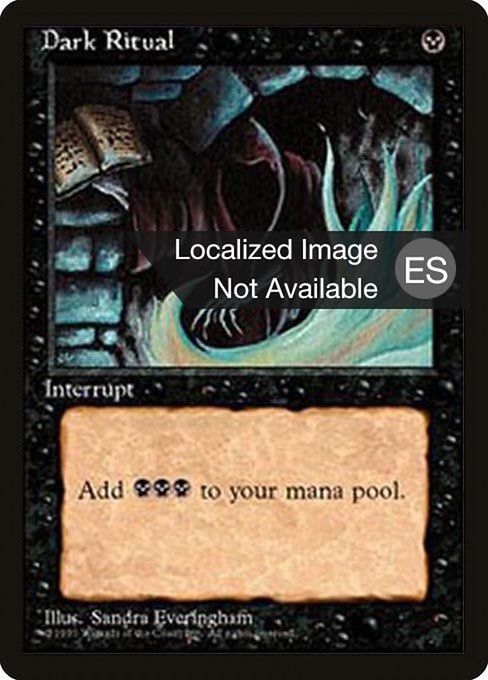 Dark Ritual [Fourth Edition Foreign Black Border - 129]