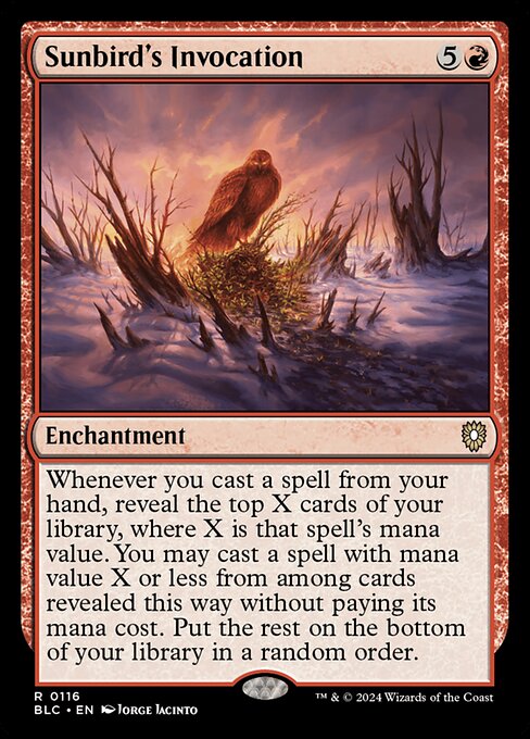 Sunbird's Invocation [Bloomburrow Commander - 116]