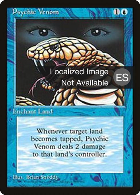 Psychic Venom [Fourth Edition Foreign Black Border - 96]