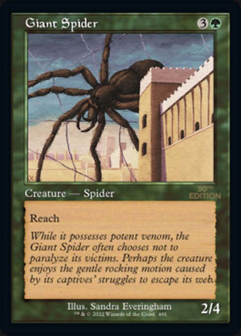 Giant Spider [30th Anniversary Edition - 491]