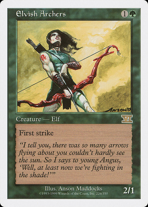 Elvish Archers [Classic Sixth Edition - 226]