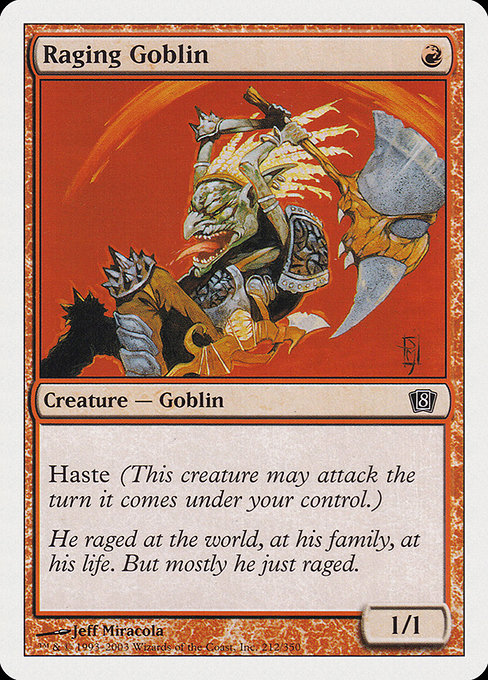 Raging Goblin [Eighth Edition - 212]