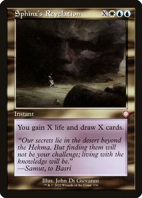 Sphinx's Revelation [The Brothers' War Commander - 130]