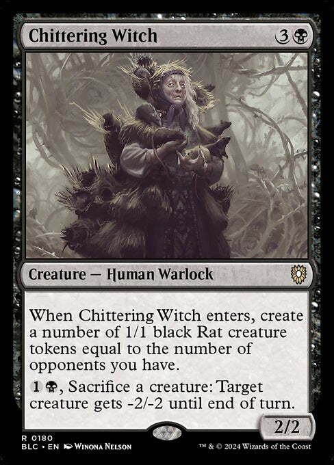 Chittering Witch [Bloomburrow Commander - 180]