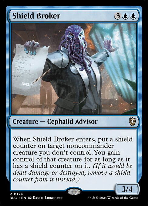 Shield Broker [Bloomburrow Commander - 174]
