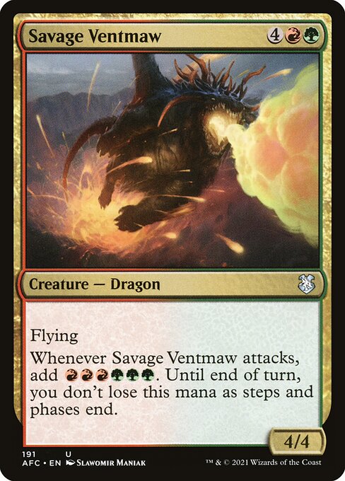 Savage Ventmaw [Forgotten Realms Commander - 191]