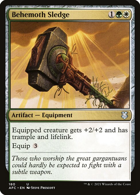Behemoth Sledge [Forgotten Realms Commander - 180]