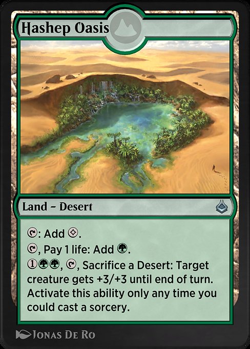 Hashep Oasis [Amonkhet Remastered - 301]