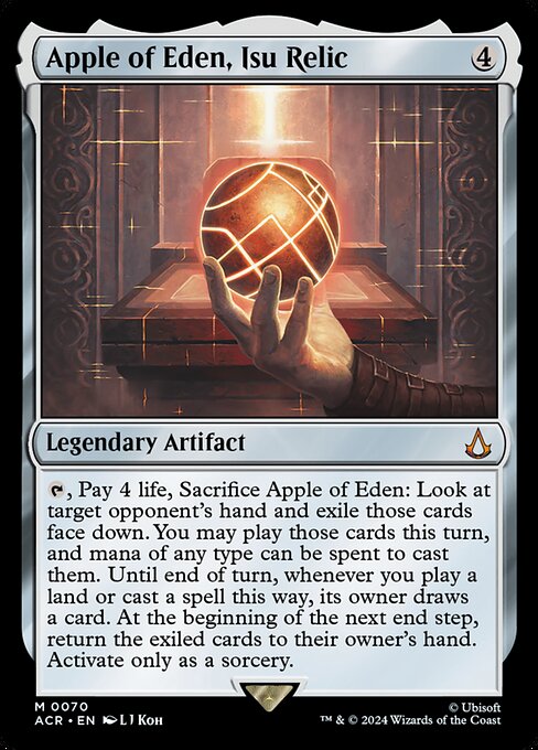 Apple of Eden, Isu Relic [Assassin's Creed - 70]