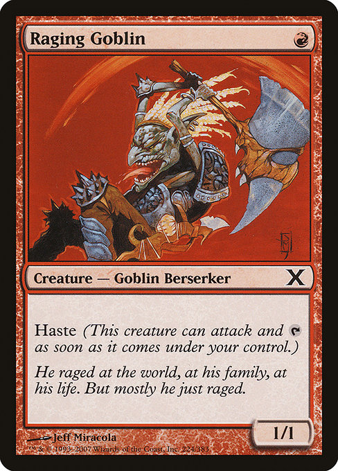 Raging Goblin [Tenth Edition - 224]