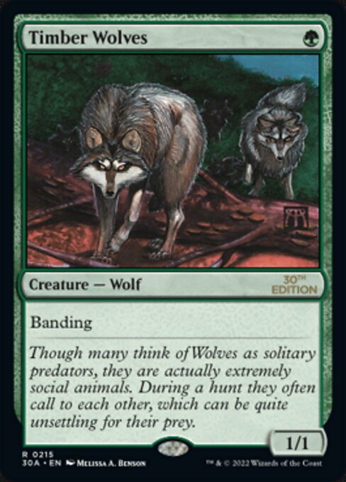 Timber Wolves [30th Anniversary Edition - 215]