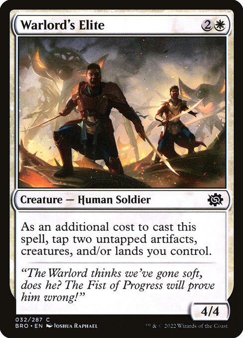 Warlord's Elite [The Brothers' War - 32]