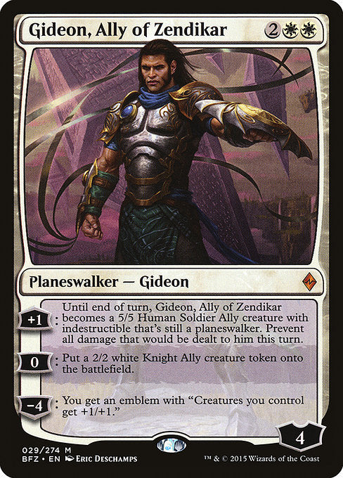 Gideon, Ally of Zendikar [Battle for Zendikar - 29]