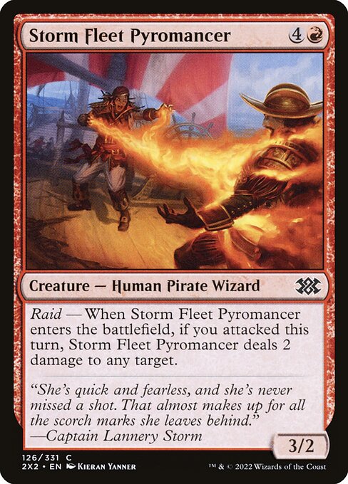 Storm Fleet Pyromancer [Double Masters 2022 - 126]