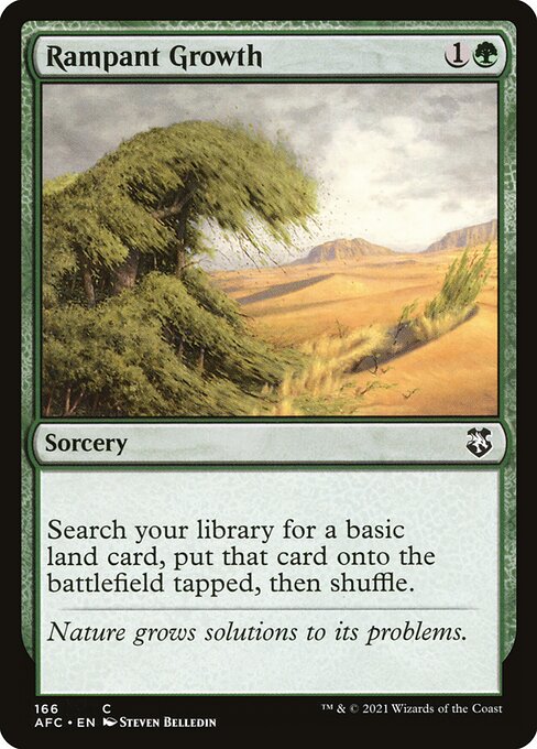 Rampant Growth [Forgotten Realms Commander - 166]