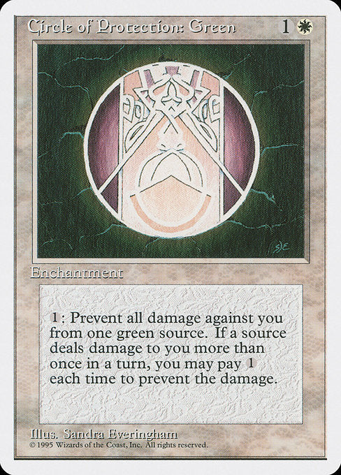Circle of Protection: Green [Fourth Edition - 16]