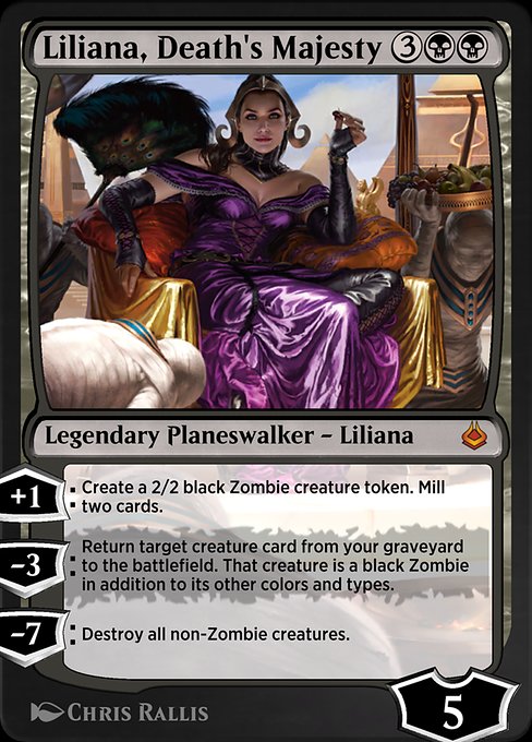 Liliana, Death's Majesty [Amonkhet Remastered - 111]