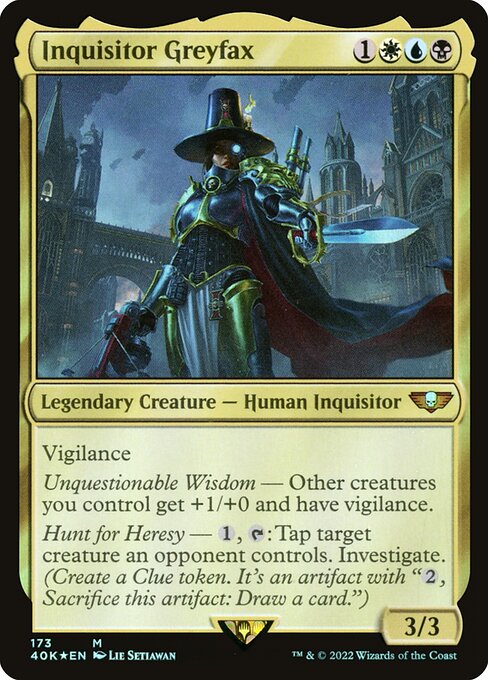 Inquisitor Greyfax [Warhammer 40,000 Commander - 173]