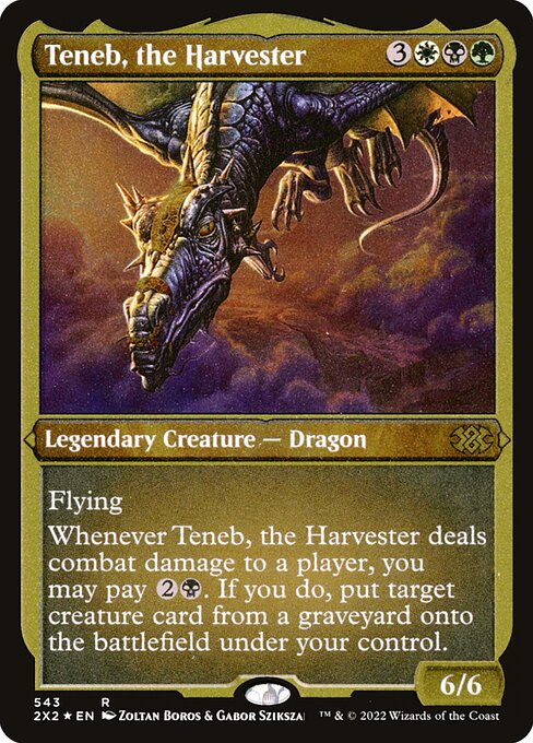 Teneb, the Harvester [Double Masters 2022 - 543]