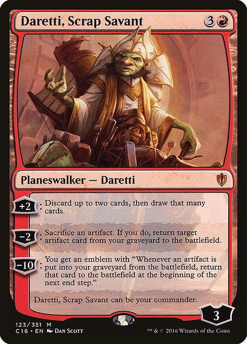Daretti, Scrap Savant [Commander 2016 - 123]