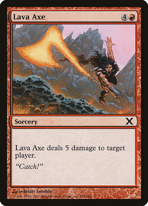 Lava Axe [Tenth Edition - 215]