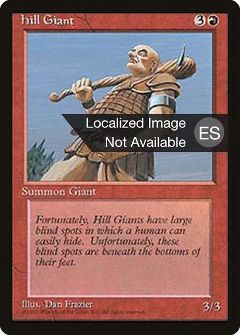 Hill Giant [Fourth Edition Foreign Black Border - 201]