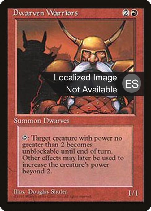 Dwarven Warriors [Fourth Edition Foreign Black Border - 187]