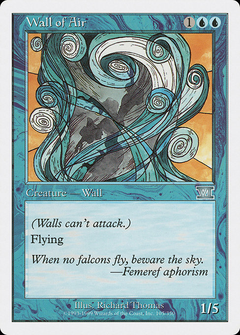 Wall of Air [Classic Sixth Edition - 105]