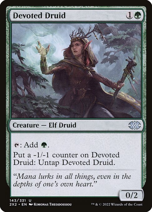 Devoted Druid [Double Masters 2022 - 143]
