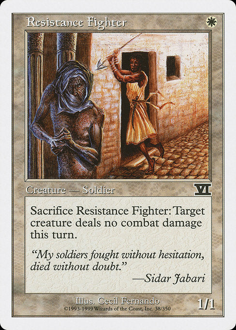 Resistance Fighter [Classic Sixth Edition - 38]