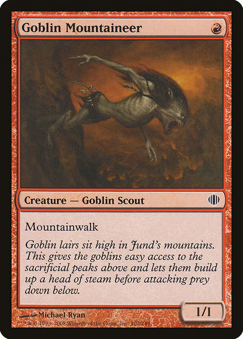 Goblin Mountaineer [Shards of Alara - 102]