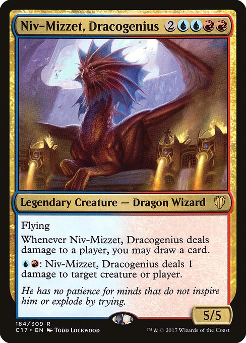 Niv-Mizzet, Dracogenius [Commander 2017 - 184]