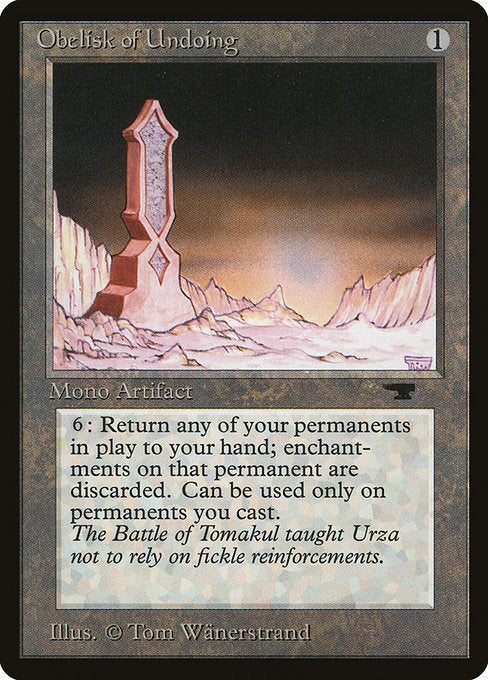 Obelisk of Undoing [Antiquities - 58]