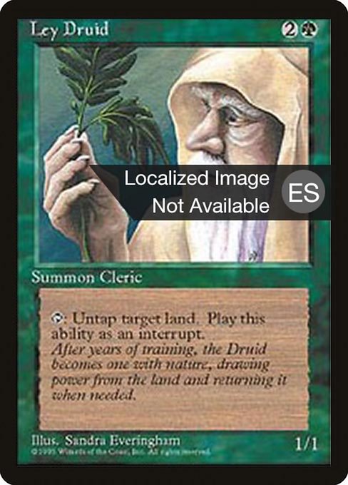 Ley Druid [Fourth Edition Foreign Black Border - 256]