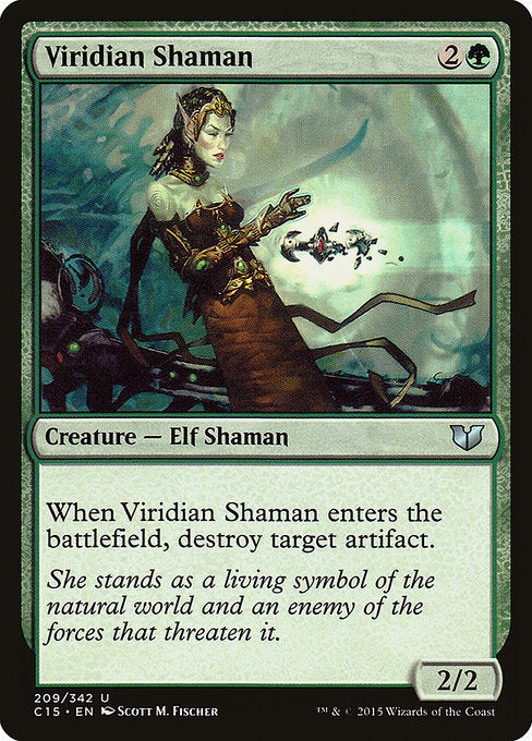 Viridian Shaman [Commander 2015 - 209]