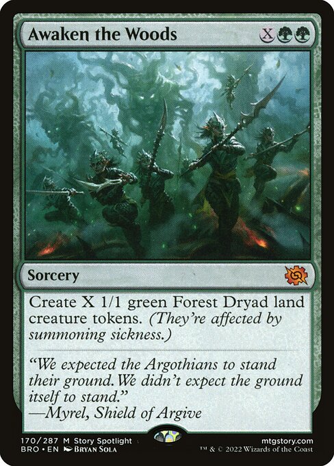Awaken the Woods [The Brothers' War - 170]