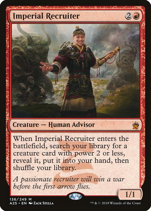 Imperial Recruiter [Masters 25 - 136]