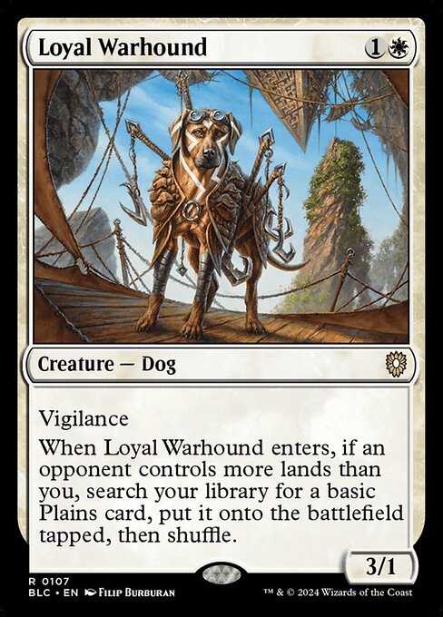 Loyal Warhound [Bloomburrow Commander - 107]