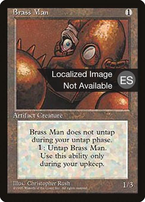 Brass Man [Fourth Edition Foreign Black Border - 302]