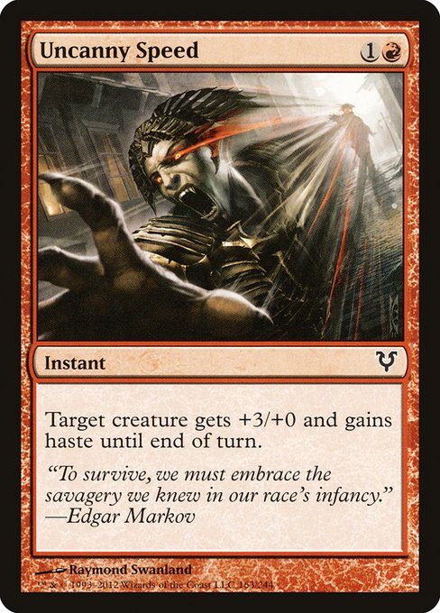 Uncanny Speed [Avacyn Restored - 163]