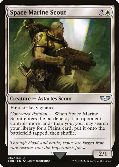 Space Marine Scout [Warhammer 40,000 Commander - 15]