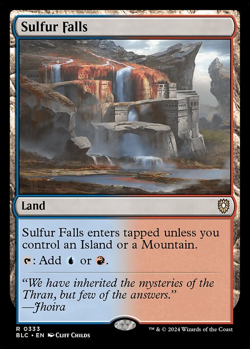 Sulfur Falls [Bloomburrow Commander - 333]