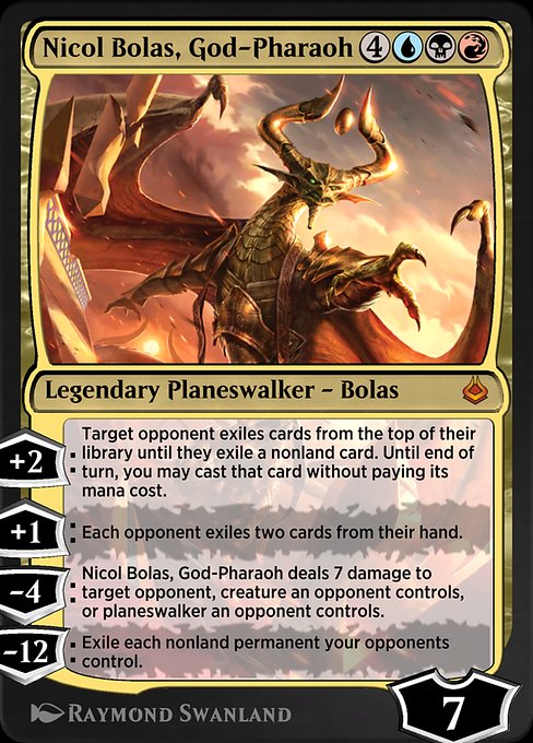 Nicol Bolas, God-Pharaoh [Amonkhet Remastered - 247]