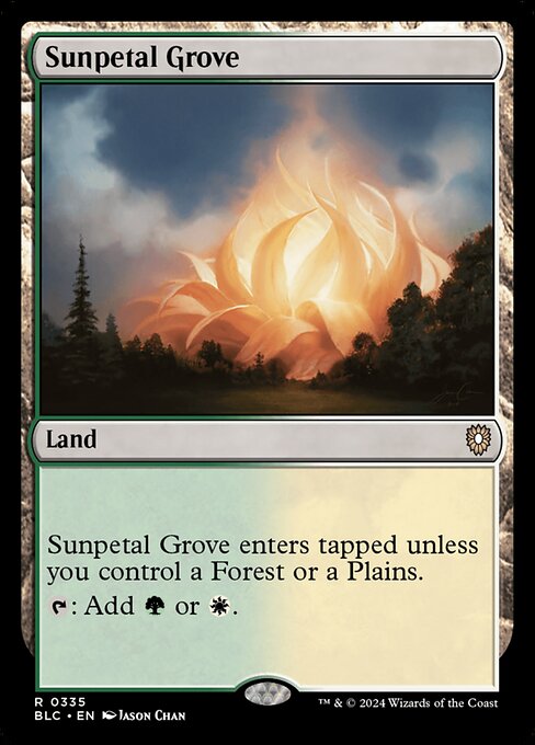Sunpetal Grove [Bloomburrow Commander - 335]